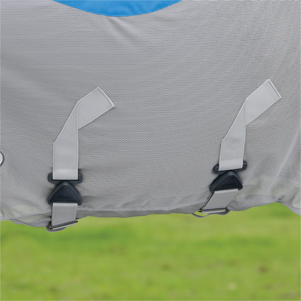 2025 Weatherbeeta Comfitec Dual Shield Detach-A-Neck 1027310 - Grey Blue